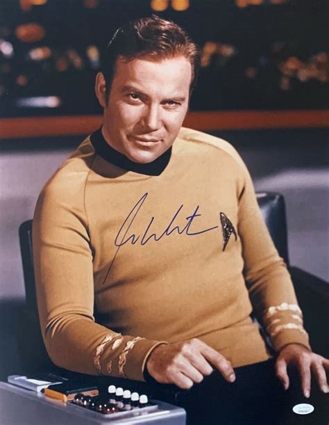William Shatner Autographed Signed Star Trek 16x20 Photo Jsa