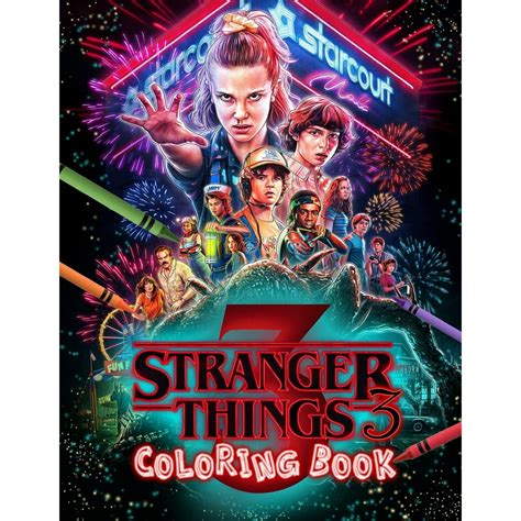 Stranger Things 3 Coloring Book Stranger Things Coloring Book Jumbo Coloring Book For All Fans