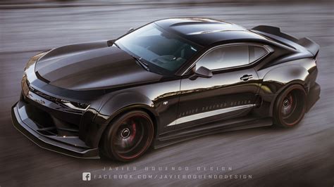 2017 Chevrolet Camaro Zl1 Widebody Rendering Is Not A Far Stretch