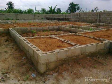 For Sale 1 Plot Of Land With Uncompleted Twin Flat Building Eleme