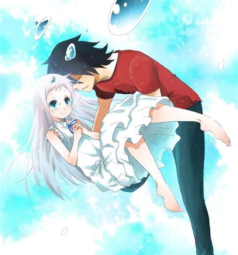 Anime Boy Carrying Girl In Arms