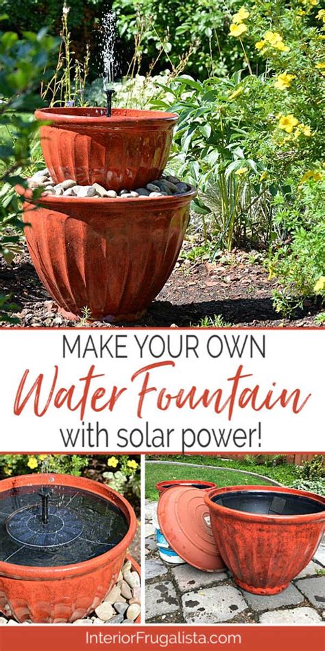 Make Your Own Water Fountain With Solar Power In Less Than 15 Minutes