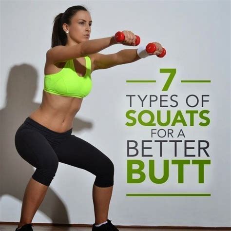 6 Types Of Squats For A Better Butt Exercise Legs Hips And Booty
