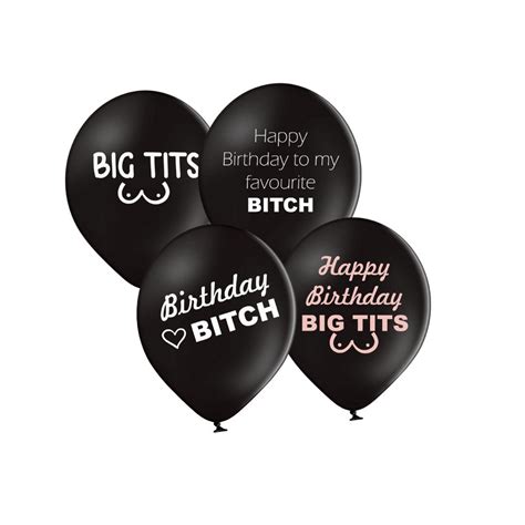 Birthday Bitch Balloons Rude Balloons Birthday Balloons Etsy