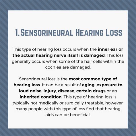 The Three Types Of Hearing Loss London Audiology Consultants