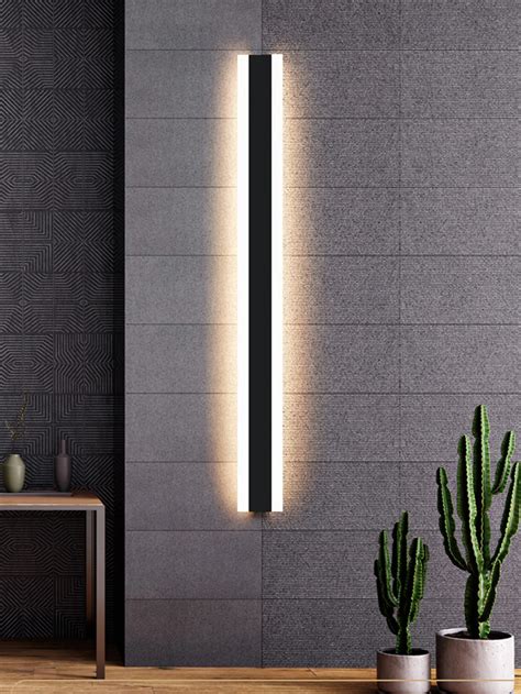 Avenila Modern Waterproof Outdoor Long Strip Led Aluminum Wall Lamp