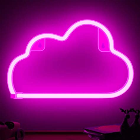 Xiyunte Cloud Neon Signs Neon Lights For Wall Decor Battery Or Usb