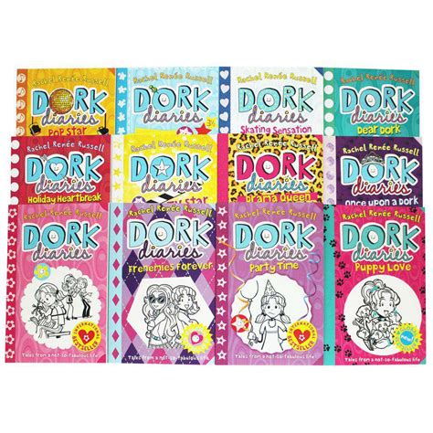 Dork Diaries 12 Books Children Collection Paperback By Rachel Renee