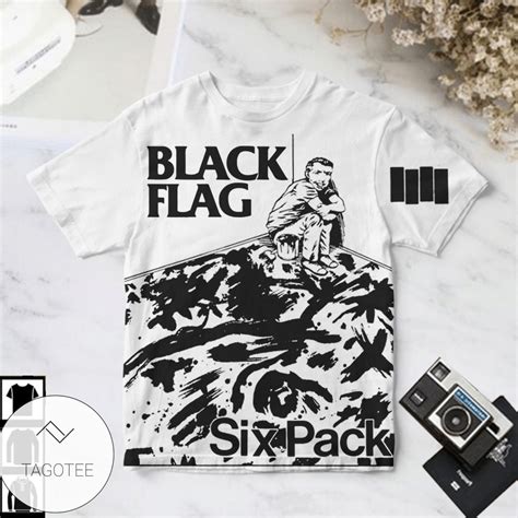 Best Black Flag Six Pack Album Cover Shirt Vietnamreflections Shop