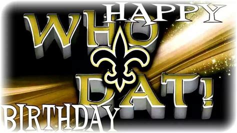 Happy Birthday New Orleans Saints