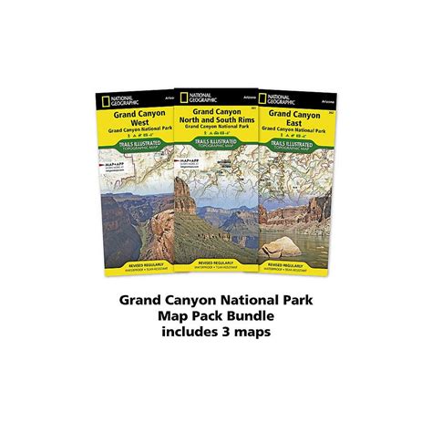National Geographic Grand Canyon Map Pack The Map Shop