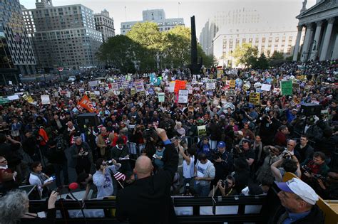 Major Unions Join Occupy Wall Street Protest The New York Times