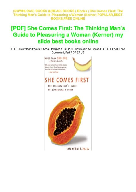 Books She Comes First The Thinking Mans Guide To Pleasuring A