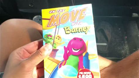 I Got On The Move With Barney 2002 Vhs Youtube