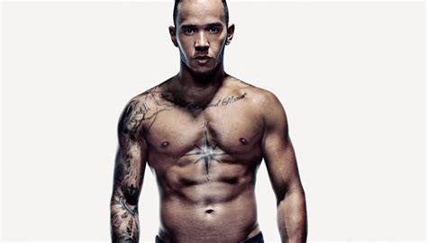 Lewis Hamilton Finally Shirtless Naked Male Celebrities