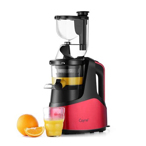 juicer cold press commercial juice masticating extractor caynel bpa chute juicing jug quiet durable slow vertical mouth brush cleaning whole