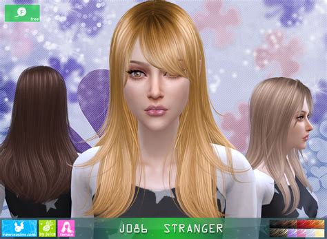 Sims 4 Ccs The Best Free Hair By Newsea