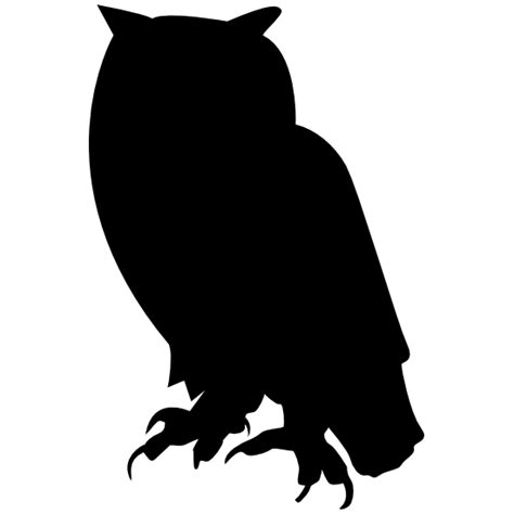 Cool Owl Silhouette Sticker
