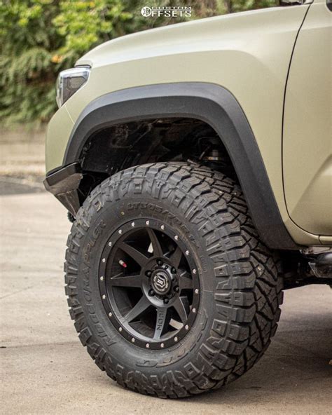 2018 Toyota Tacoma Aggressive 1 Outside Fender On 17x85 0 Offset