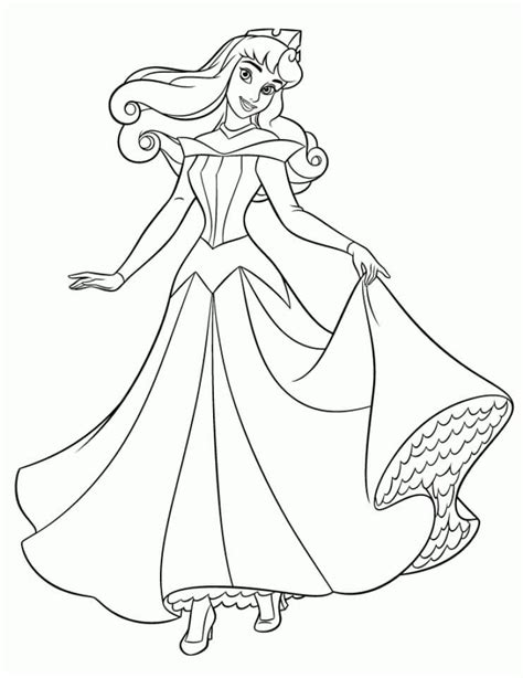 Dibujos De Princesa Aurora De Disney Para Colorear Para Colorear Pintar E Imprimir Dibujos