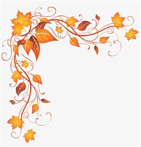 Autumn Border Fall Leaves Png Border Transparent Png 2000x2000