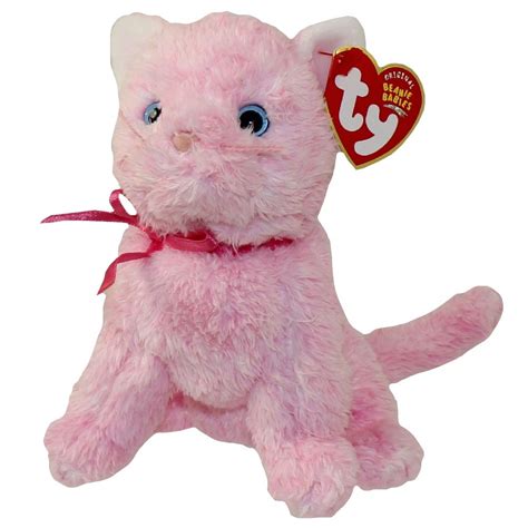 Ty Beanie Baby Fleur The Pink Cat 6 Inch