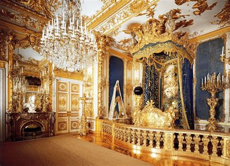 The Bedchamber Of King Ludwig Ii At Herrenchiemsee Palace In