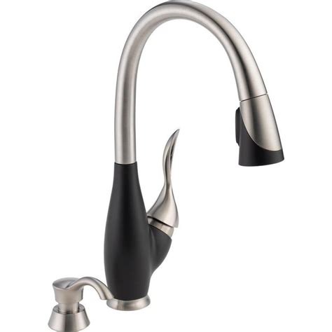 This model is perfect for people who do not love to touch their beautiful unit with soapy hands. Delta Satori EZ Anchor Single-Handle Pull-Down Sprayer ...