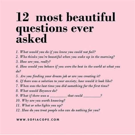12 Most Beautiful Questions Ever Asked Beautiful Quotes Writing