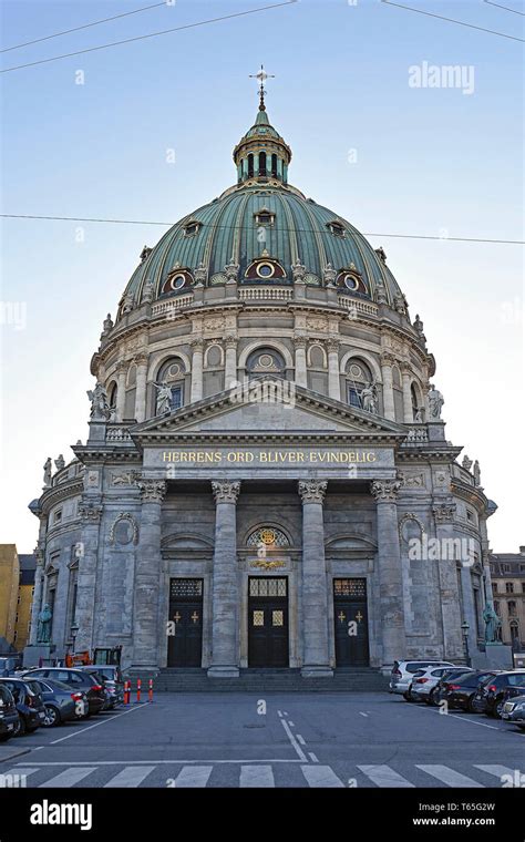 Denmark Copenhagen Frederiks Church Popularly Known As The Marble