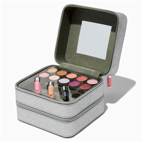 Silver Glitter Mega Makeup Set Claires Us