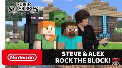 Video Super Smash Bros Ultimate Mr Sakurai Presents Steve And Alex