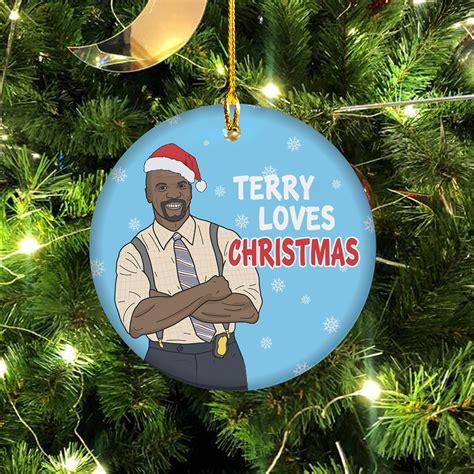 Terry Crews Brooklyn 99 Christmas Tree Ornament T Teeholly