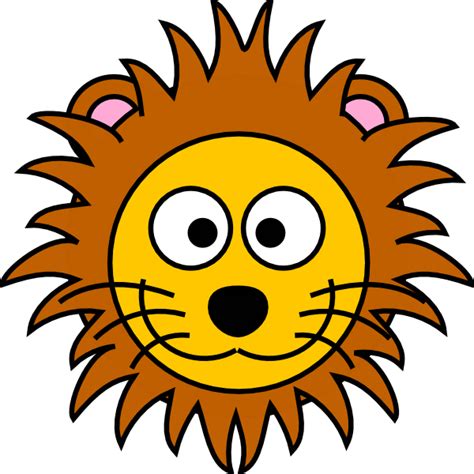 Cartoon Golden Lion Clip Art At Clker Com Vector Clip Art Online
