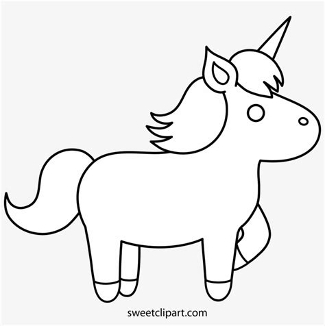 For the design of coloring books, prints, posters, tattoos, postcards, stickers, etc. Cute Unicorn Coloring Pages To Free - Simple Coloring ...