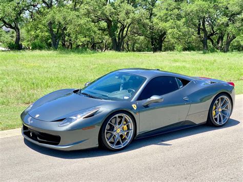 Ferrari 458 With Hre P101 In Brushed Dark Clear Ferrari 458 Sports