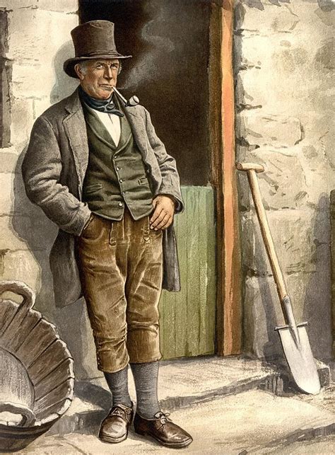 Irish Farmer Of The Late 19th Century Photograph By Everett