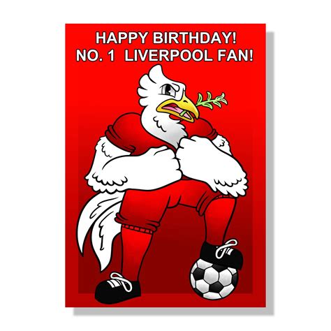 No1 Liverpool Fan Birthday Card Blackcountry Cards