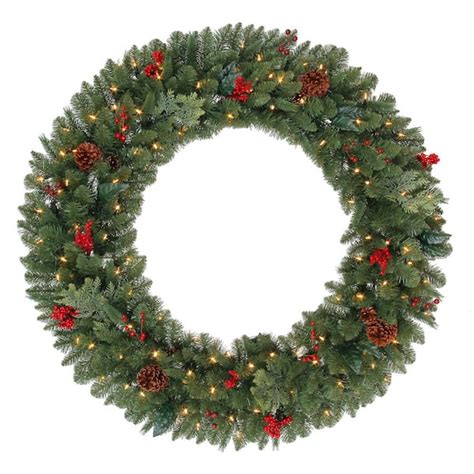 Home Accents Holiday 48 In Winslow Fir Battery Operated Pre Lit Led