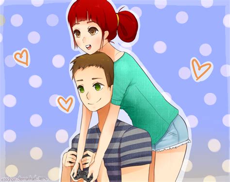 Gamer Couple By Esachan On Deviantart
