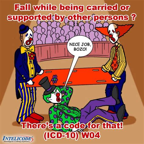 Fall While Being Carried Icd 10 Coding Intelicode® Coding Pinterest Lol Coding And Fall