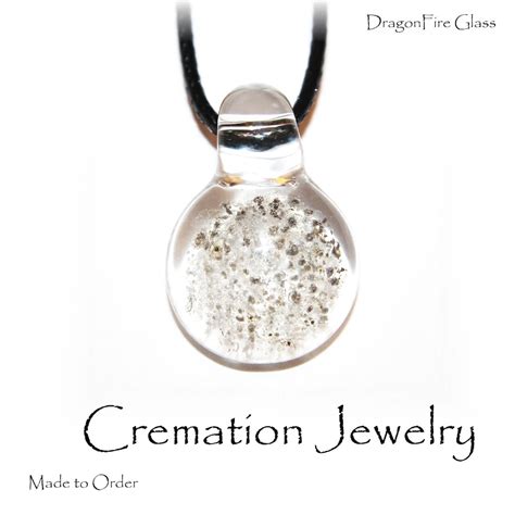 Cremate Jewelry Ashes Necklace Pendant Starred Night Ash Into Glass