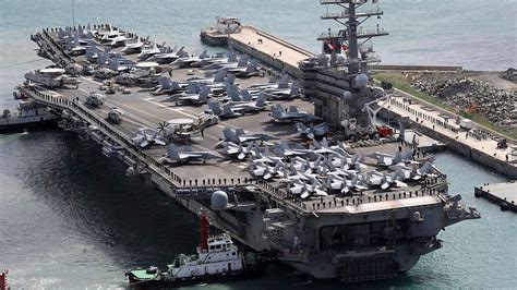 Three Us Naval Carriers Lead Military Drills Aimed At North Korea Sbs News