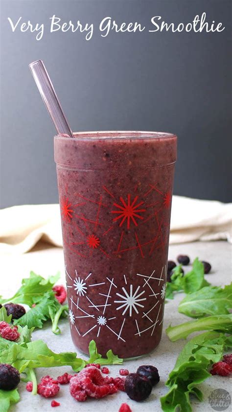 Very Berry Green Smoothie Recipe Glue And Glitter