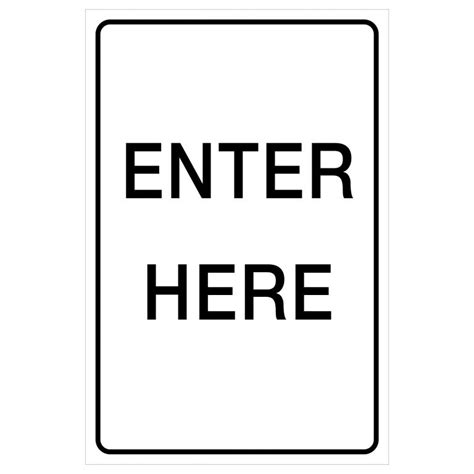 Enter Here Discount Safety Signs New Zealand