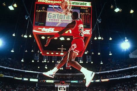 His Airness Michael Jordan S Iconic Free Throw Line D