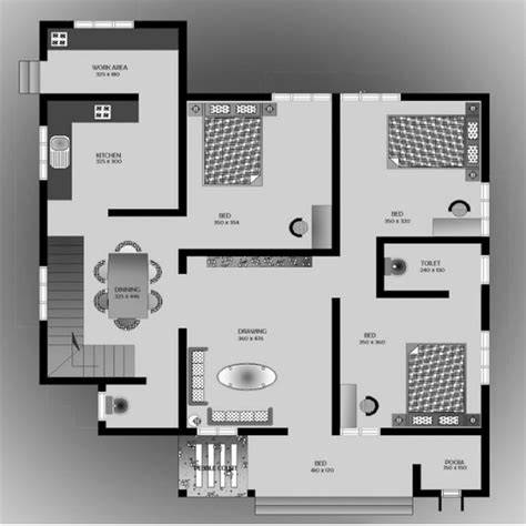 1000 Square Feet Single Floor House Plans