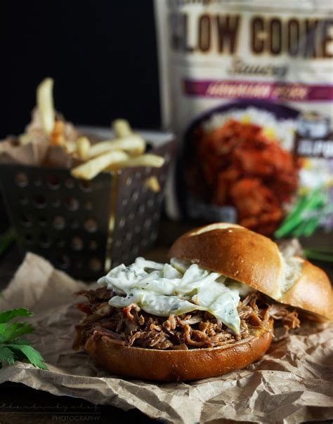 Let's talk about the meat first. Apple Bourbon Pulled Pork Sandwiches - The Chunky Chef