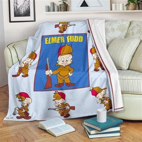 Elmer Fudd Fleece Blanket Custom Looney Tunes Home Decoration Elmer