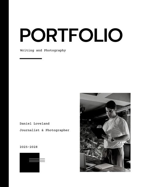 Portfolio Cover Page Examples